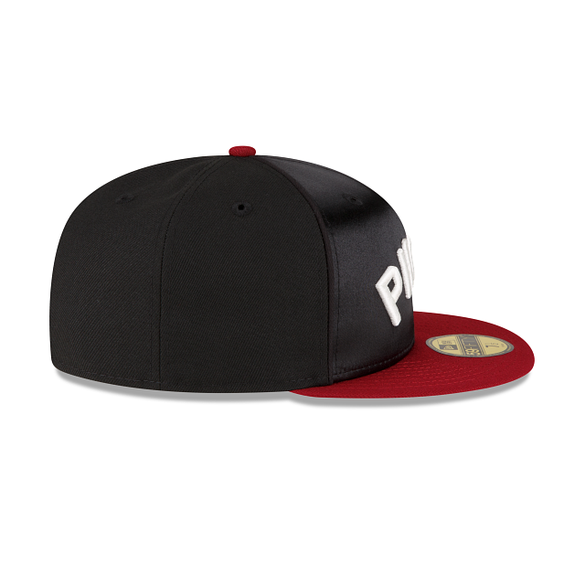 New Era Just Caps Black Satin Philadelphia Phillies 2023 59FIFTY Fitted Hat