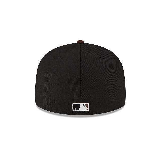 New Era Just Caps Black Satin San Diego Padres 2023 59FIFTY Fitted Hat