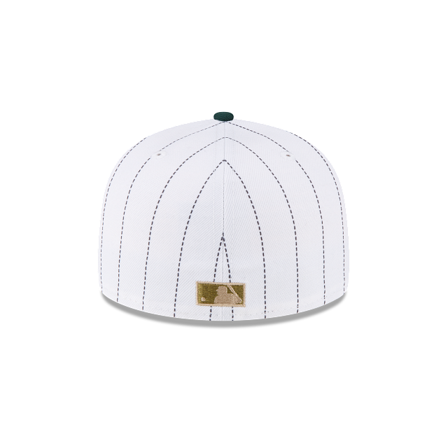 New Era Just Caps White Pinstripe Tampa Bay Rays 59FIFTY Fitted Hat