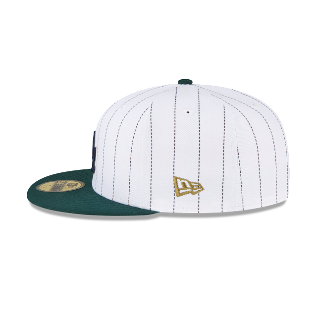New Era Just Caps White Pinstripe Los Angeles Dodgers 59FIFTY Fitted Hat
