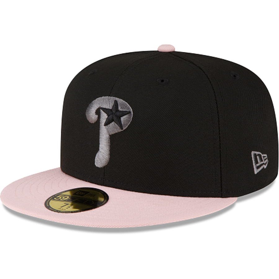 New Era Philadelphia Phillies Black/Blush 2023 59FIFTY Fitted Hat