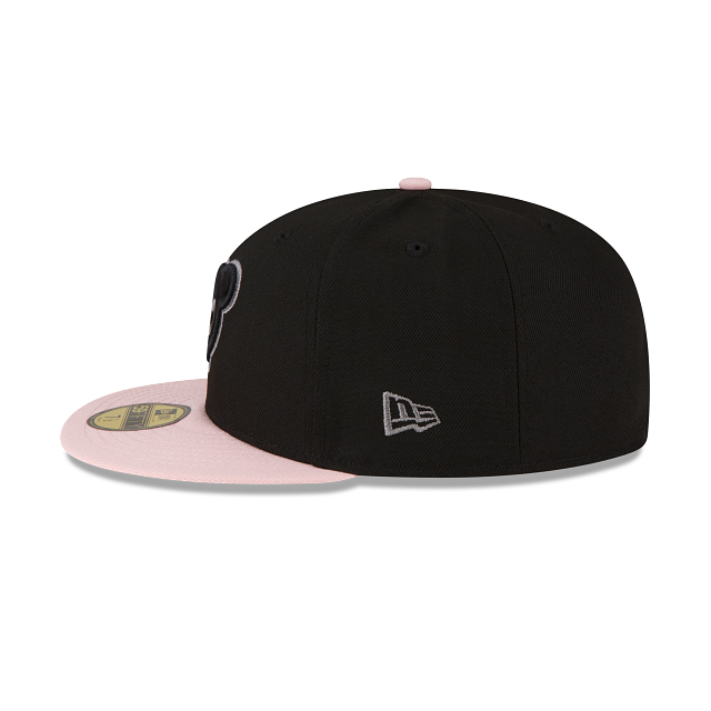 New Era Chicago Cubs Black/Blush 2023 59FIFTY Fitted Hat