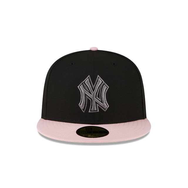 New Era New York Yankees Black/Blush 2023 59FIFTY Fitted Hat