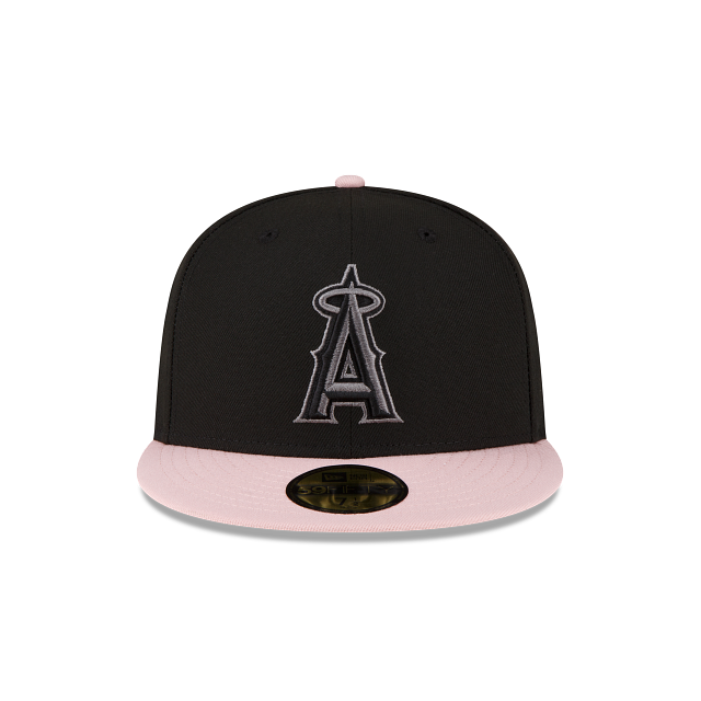 New Era Los Angeles Angels Black/Blush 2023 59FIFTY Fitted Hat
