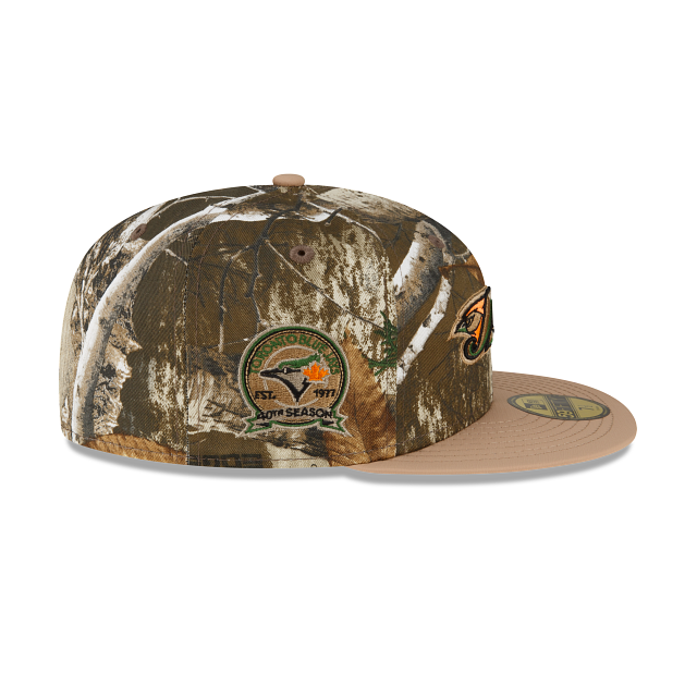 New Era Just Caps Camouflage Toronto Blue Jays Realtree 59FIFTY Fitted Hat