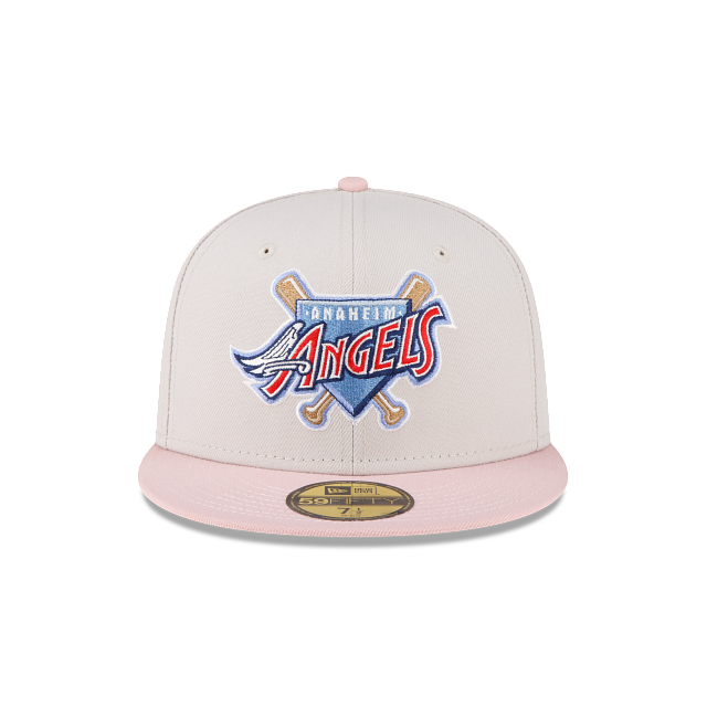 New Era Just Caps Stone Pink Los Angeles Angels 2023 59FIFTY Fitted Hat