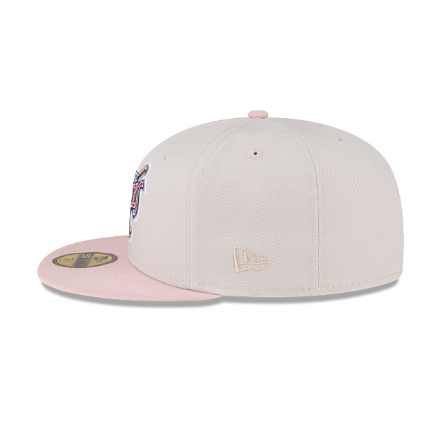 New Era Just Caps Stone Pink Los Angeles Angels 2023 59FIFTY Fitted Hat