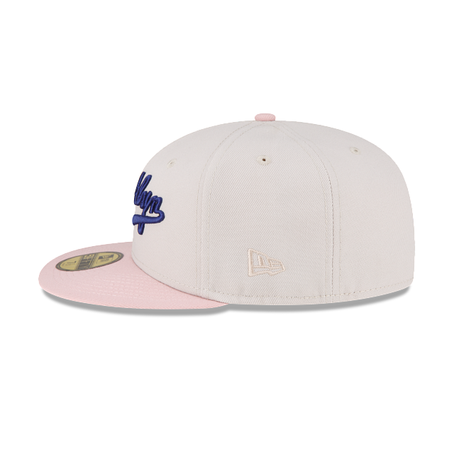 New Era Just Caps Stone Pink Brooklyn Dodgers 2023 59FIFTY Fitted Hat