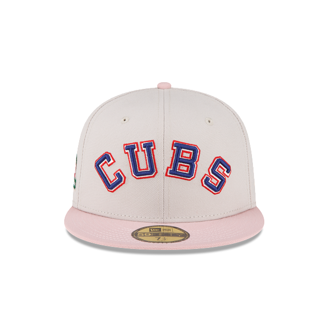 New Era Just Caps Stone Pink Chicago Cubs 2023 59FIFTY Fitted Hat