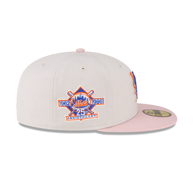 New Era Just Caps Stone Pink New York Mets 2023 59FIFTY Fitted Hat