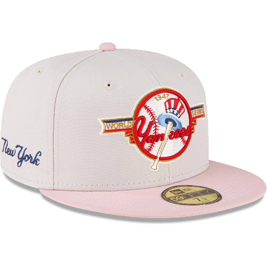 New Era Just Caps Stone Pink New York Yankees 2023 59FIFTY Fitted Hat