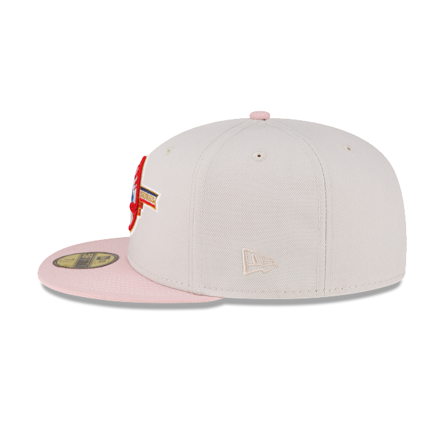 New Era Just Caps Stone Pink New York Yankees 2023 59FIFTY Fitted Hat
