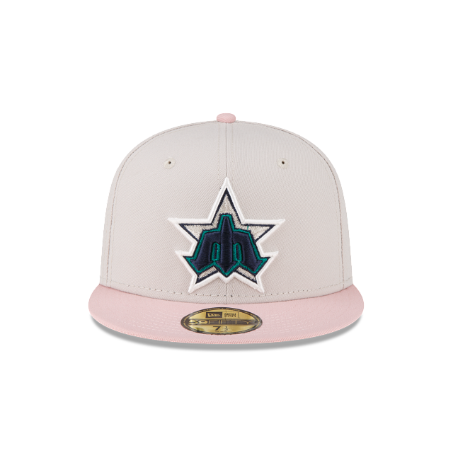 New Era Just Caps Stone Pink Seattle Mariners 2023 59FIFTY Fitted Hat