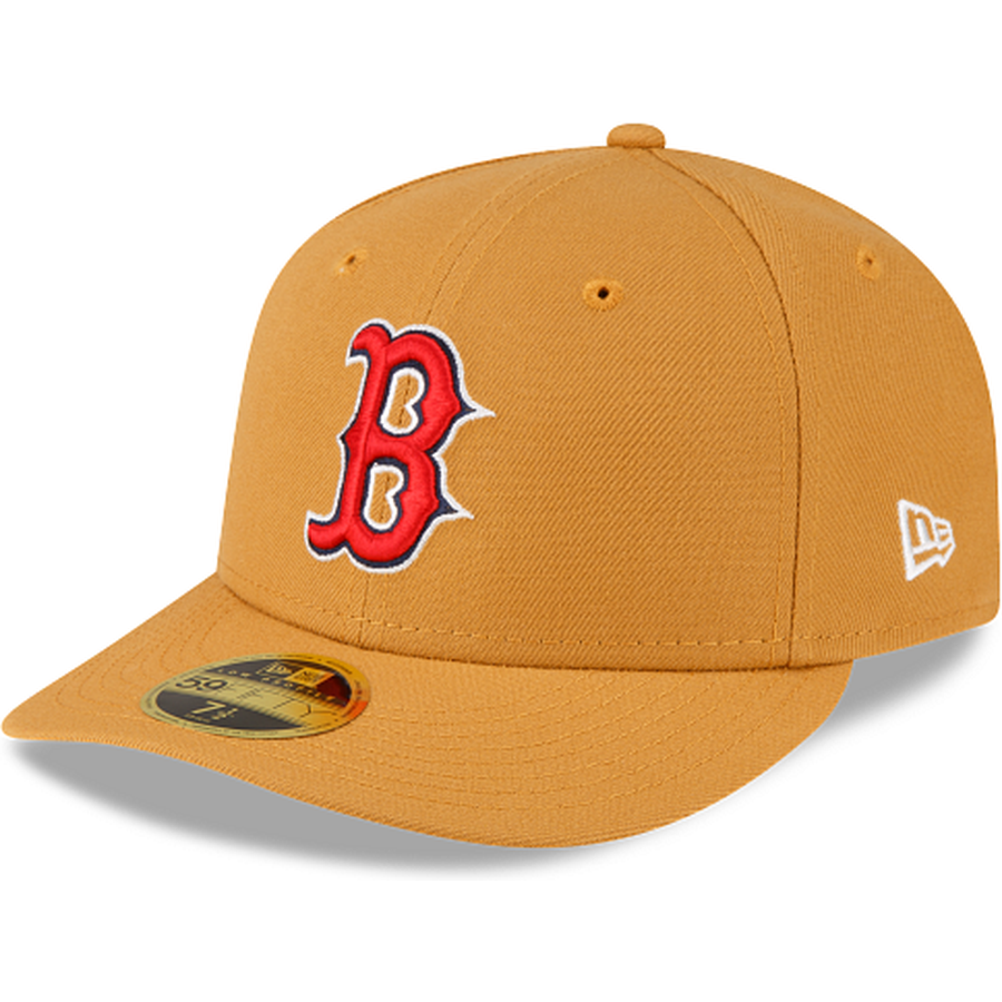 New Era Boston Red Sox Taupe Low Profile 2023 59FIFTY Fitted Hat