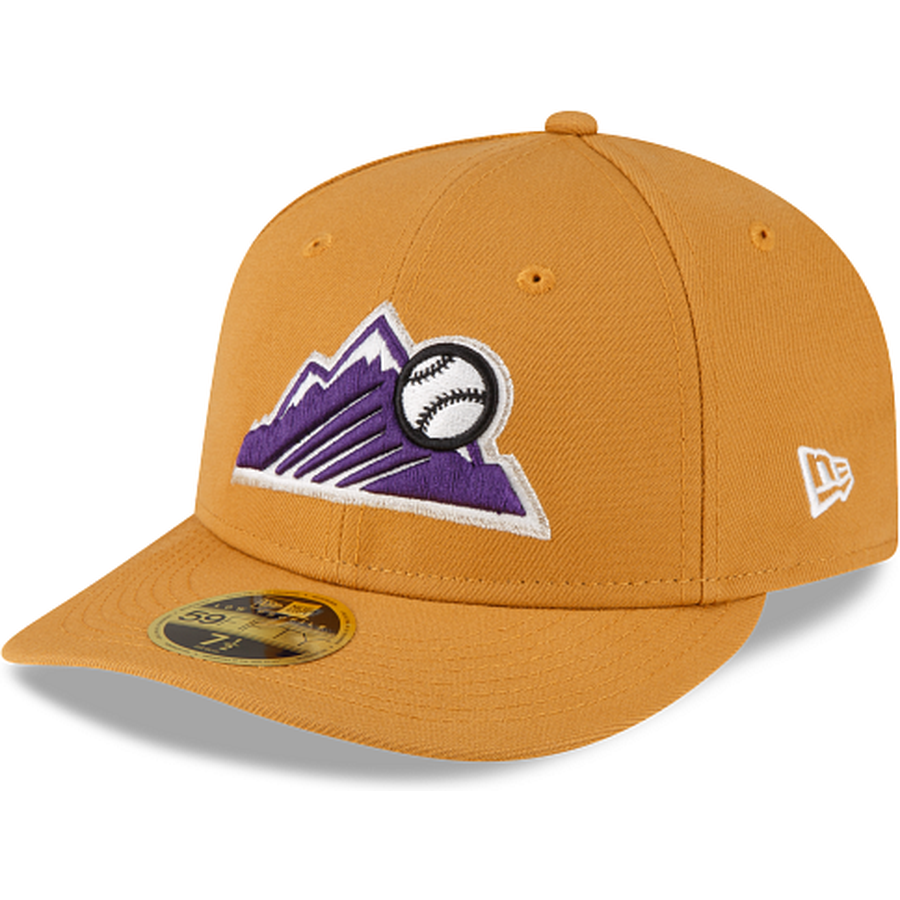 New Era Colorado Rockies Taupe Low Profile 2023 59FIFTY Fitted Hat