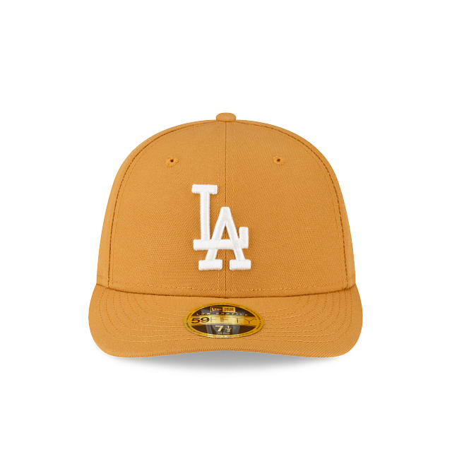 New Era Los Angeles Dodgers Taupe Low Profile 2023 59FIFTY Fitted Hat
