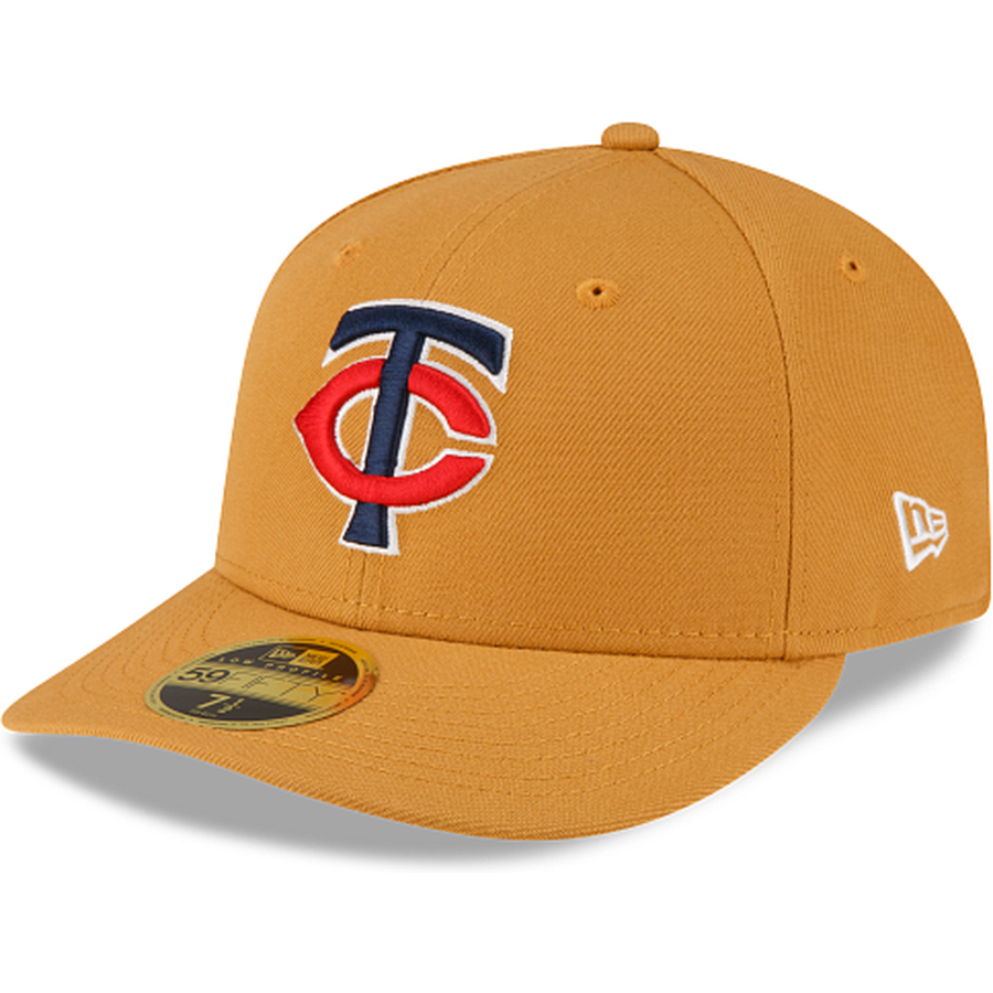 New Era Minnesota Twins Taupe Low Profile 2023 59FIFTY Fitted Hat