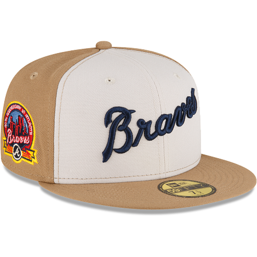 Casquette New Era 59FIFTY Atlanta Braves - édition Série Mondiale 2021 - Taille 7 7/8 - Neuve
