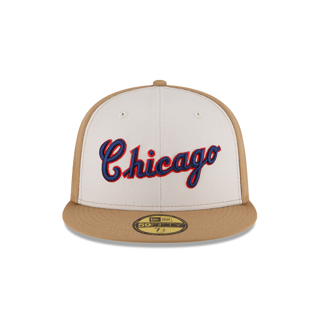 New Era Just Caps Khaki Chicago White Sox 2023 59FIFTY Fitted Hat