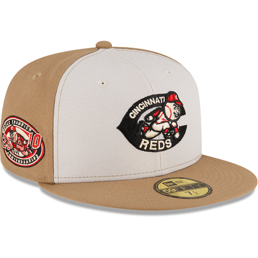 Chapeau ajusté New Era 59Fifty Cincinnati Reds noir rouge taille 8 Chapeau ajusté New Era 59Fifty Cincinnati Reds noir rouge taille 8