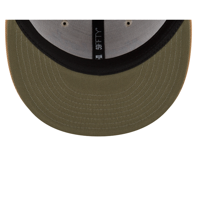 New Era Just Caps Khaki New York Mets 2023 59FIFTY Fitted Hat
