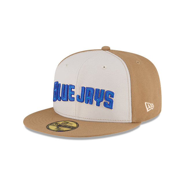 New Era Just Caps Khaki Toronto Blue Jays 2023 59FIFTY Fitted Hat