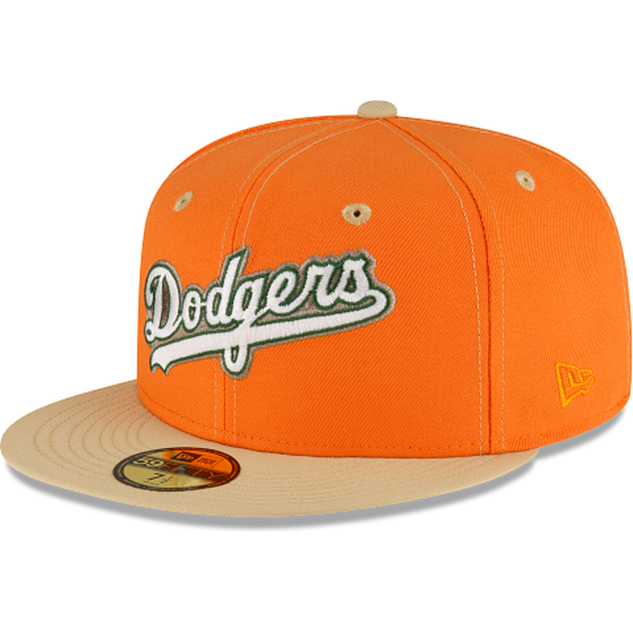 New Era Just Caps Orange Popsicle Los Angeles Dodgers 2023 59FIFTY Fitted Hat