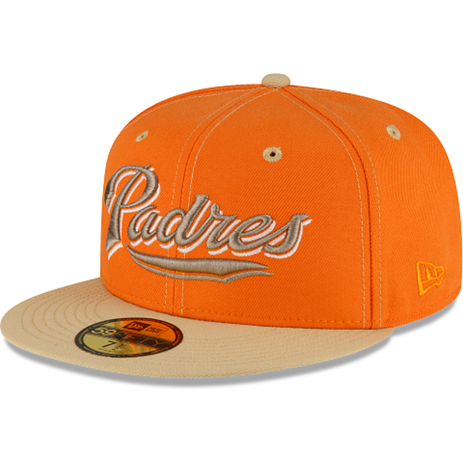 New Era Just Caps Orange Popsicle San Diego Padres 2023 59FIFTY Fitted Hat