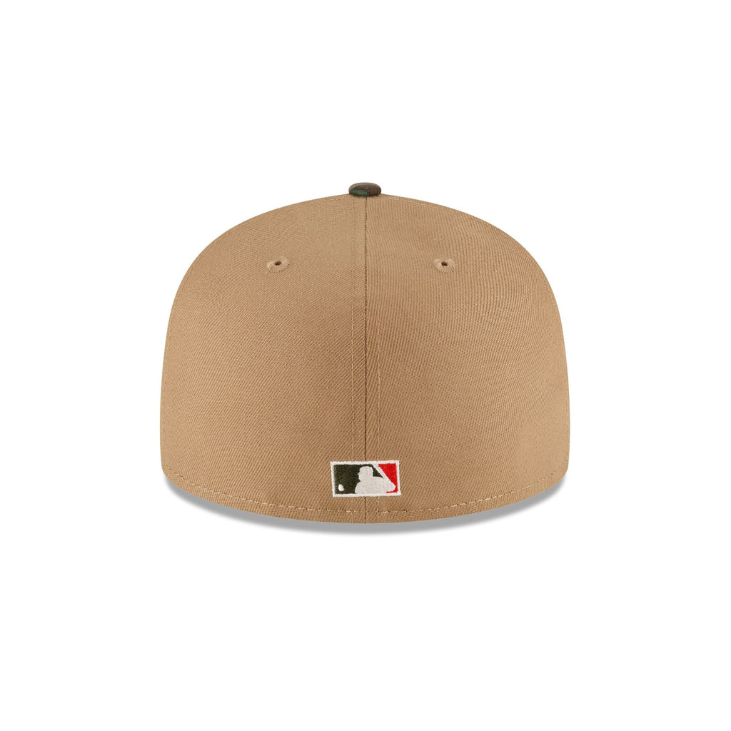 New Era Just Caps Camo Khaki Milwaukee Brewers 2023 59FIFTY Fitted Hat