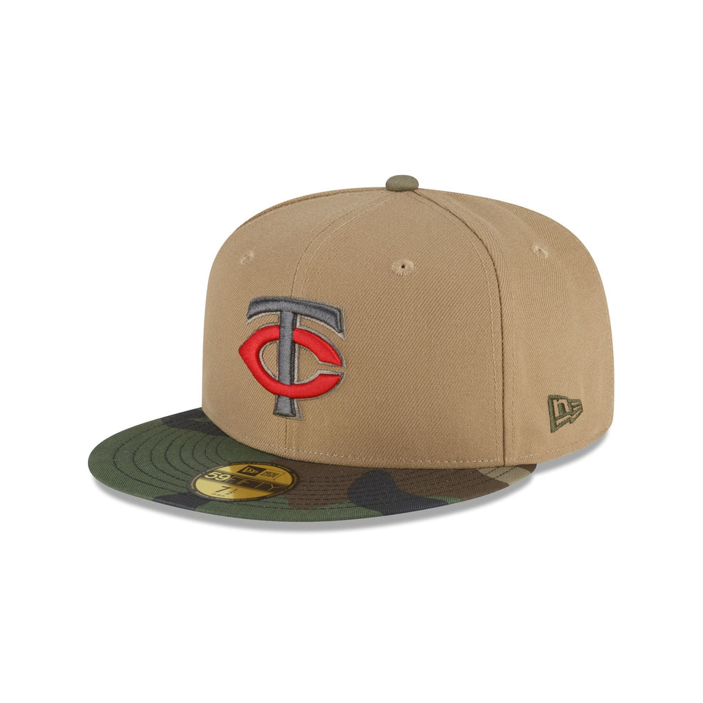 New Era Just Caps Camo Khaki Minnesota Twins 2023 59FIFTY Fitted Hat