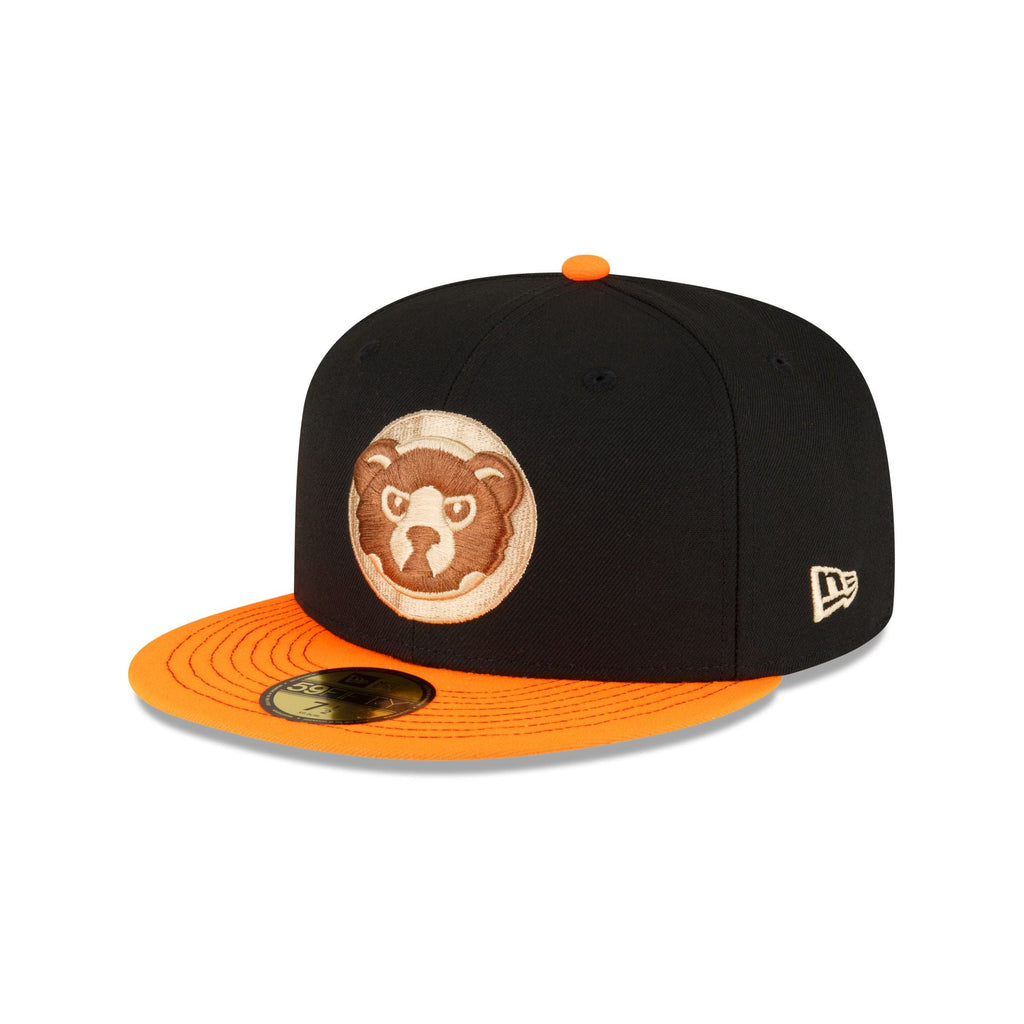 New Era Just Caps Orange Visor Chicago Cubs 2023 59FIFTY Fitted Hat