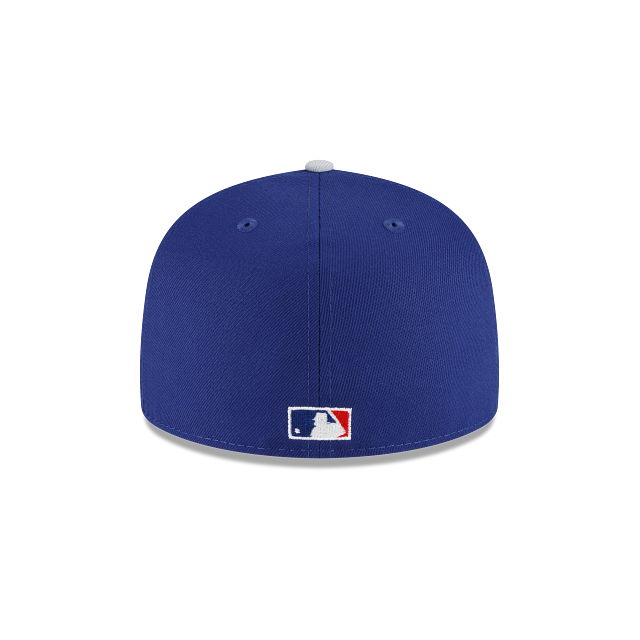 New Era Just Caps Gray Visor Los Angeles Dodgers 2023 59FIFTY Fitted Hat