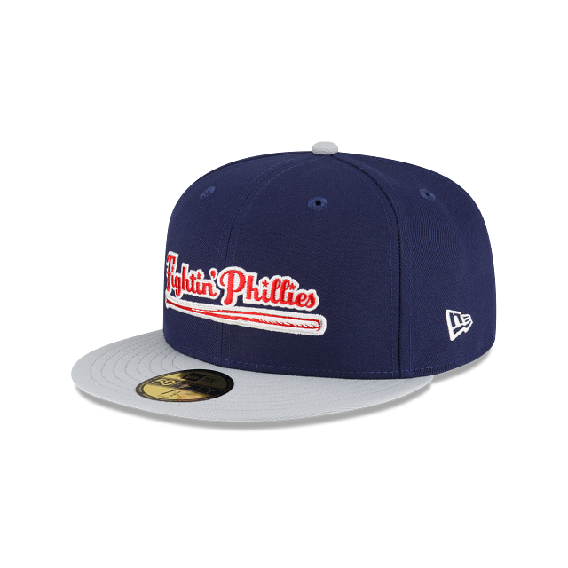 New Era Just Caps Gray Visor Philadelphia Phillies 2023 59FIFTY Fitted Hat