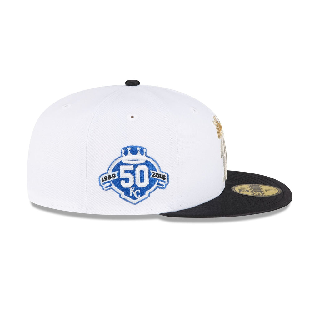 New Era Just Caps Optic White Kansas City Royals 2023 59FIFTY Fitted Hat