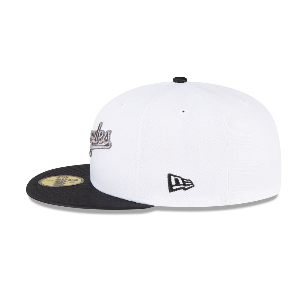 New Era Just Caps Optic White Los Angeles Dodgers 2023 59FIFTY Fitted Hat