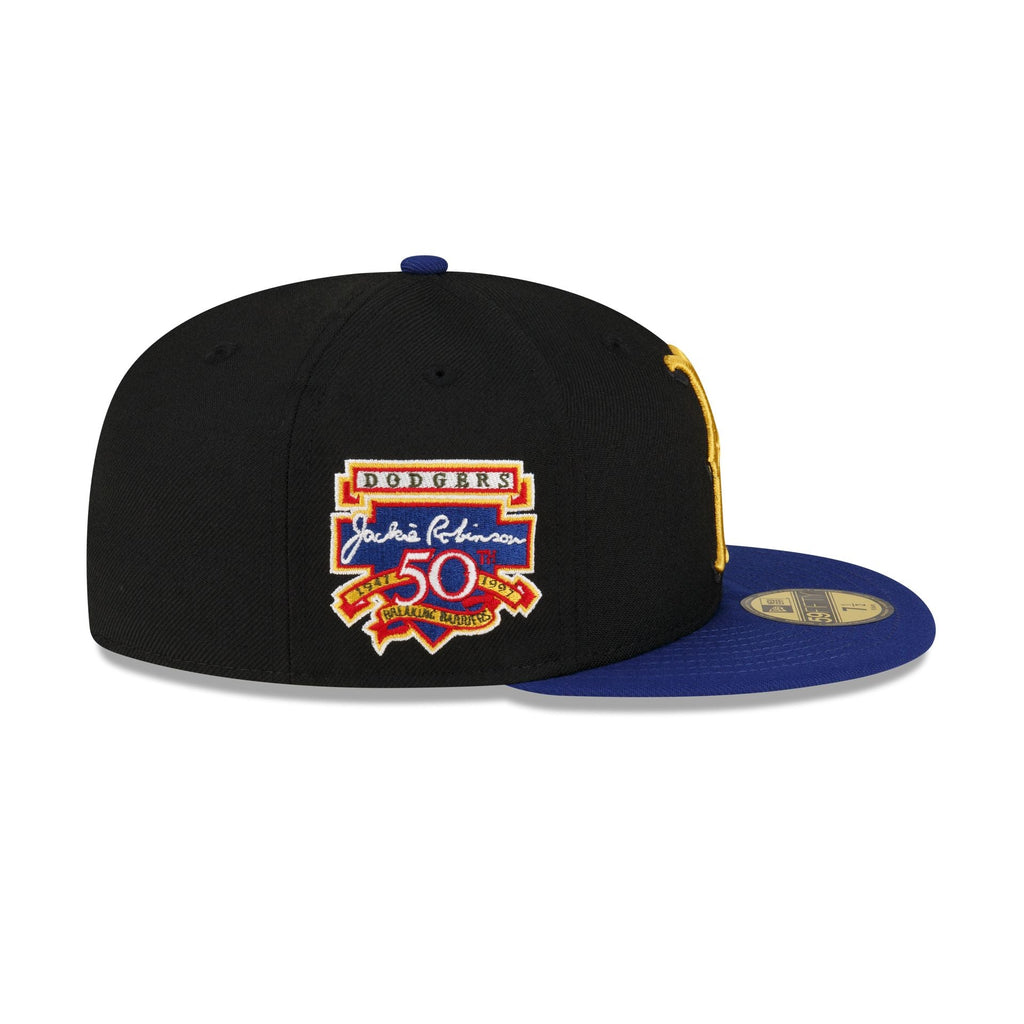 New Era Just Caps Black Crown Brooklyn Dodgers 2023 59FIFTY Fitted Hat