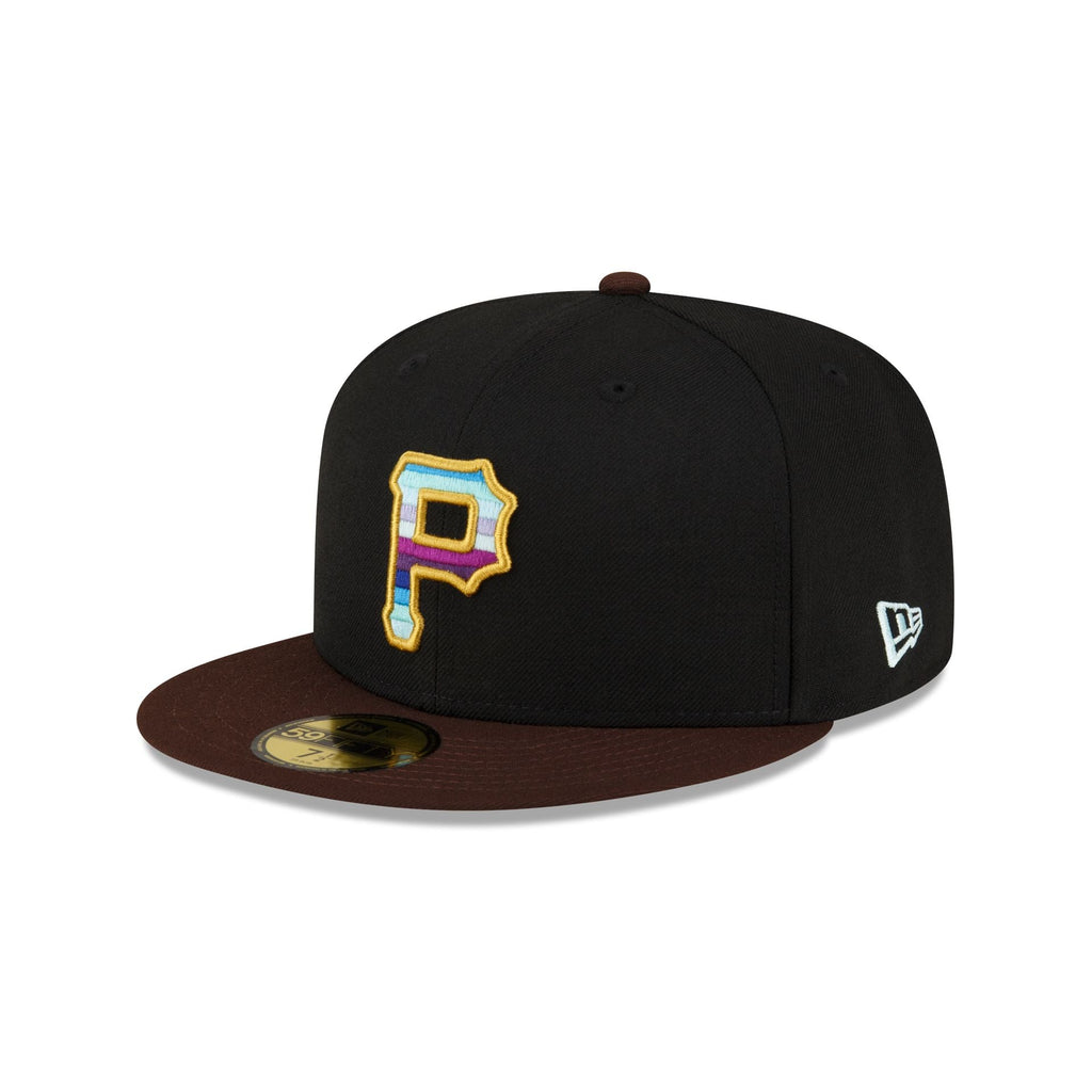 New Era Just Caps Black Crown Pittsburgh Pirates 2023 59FIFTY Fitted Hat