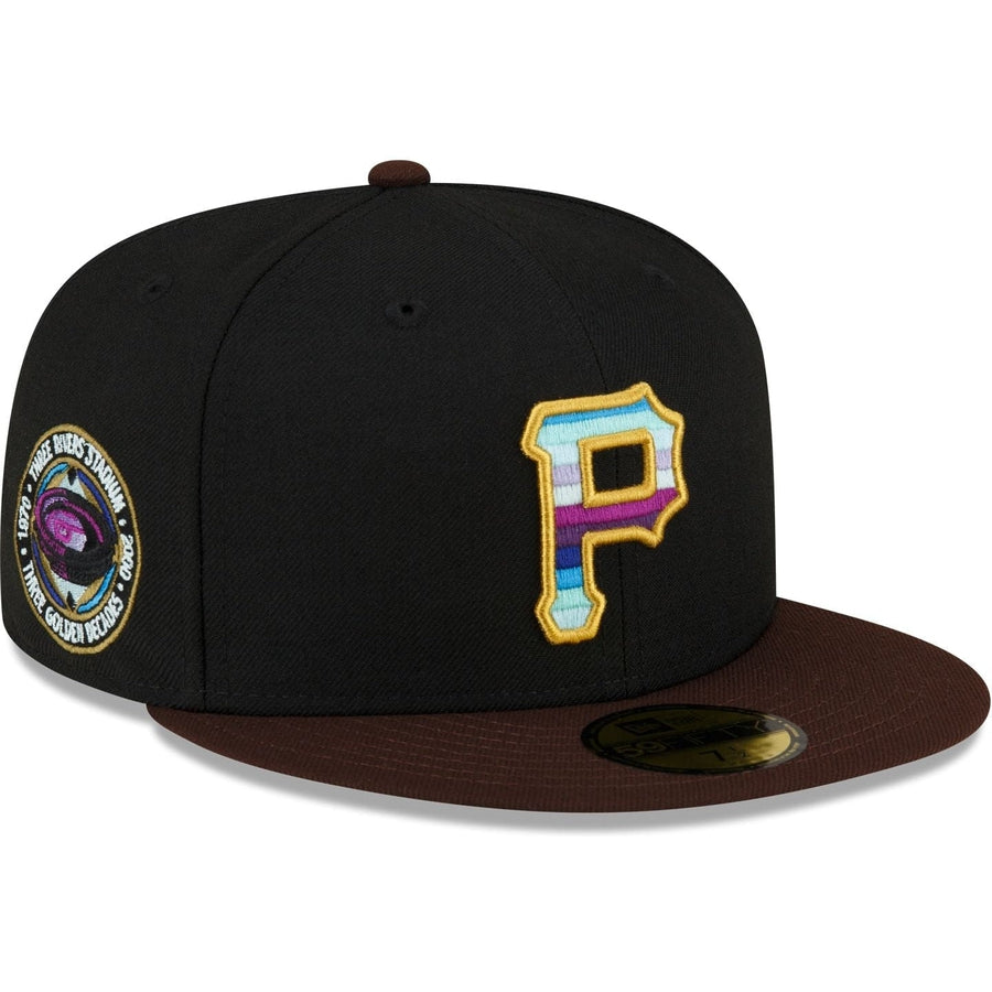 New Era Just Caps Black Crown Pittsburgh Pirates 2023 59FIFTY Fitted Hat