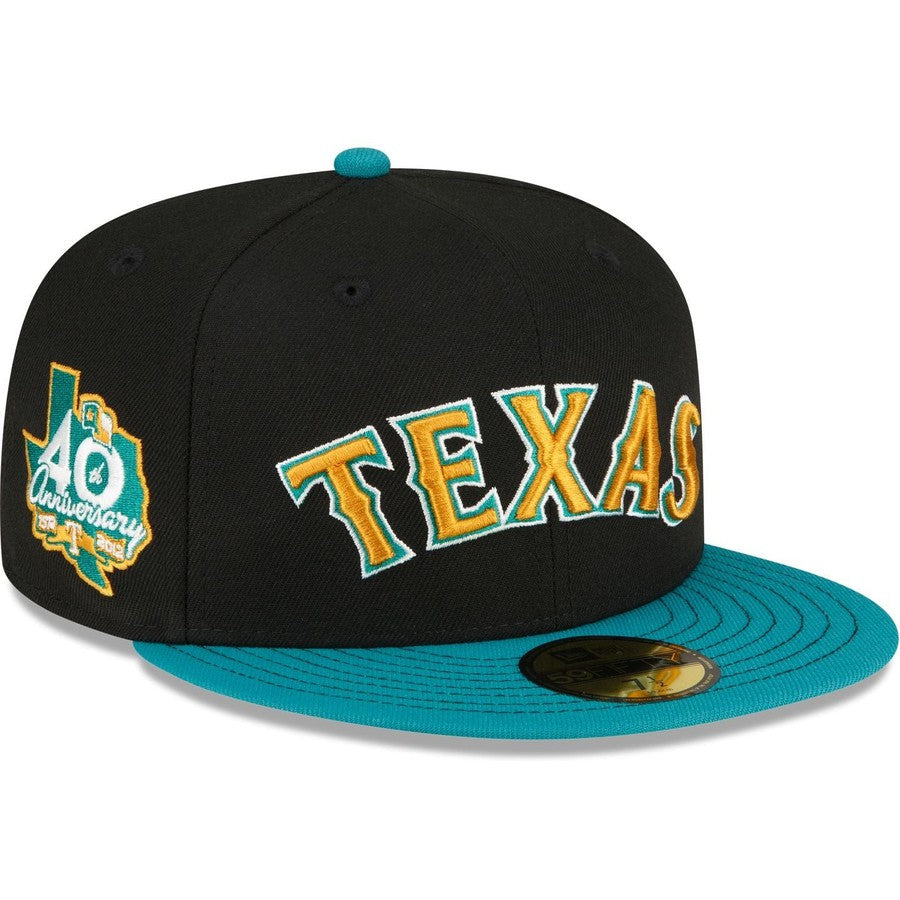 New Era Just Caps Cadet Blue Texas Rangers 2023 59FIFTY Fitted Hat