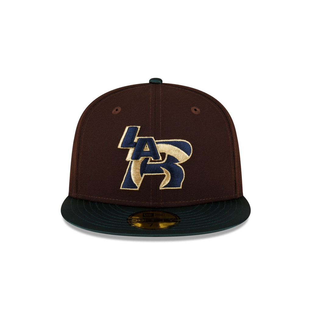 New Era Just Caps Green Satin Los Angeles Rams 2023 59FIFTY Fitted Hat