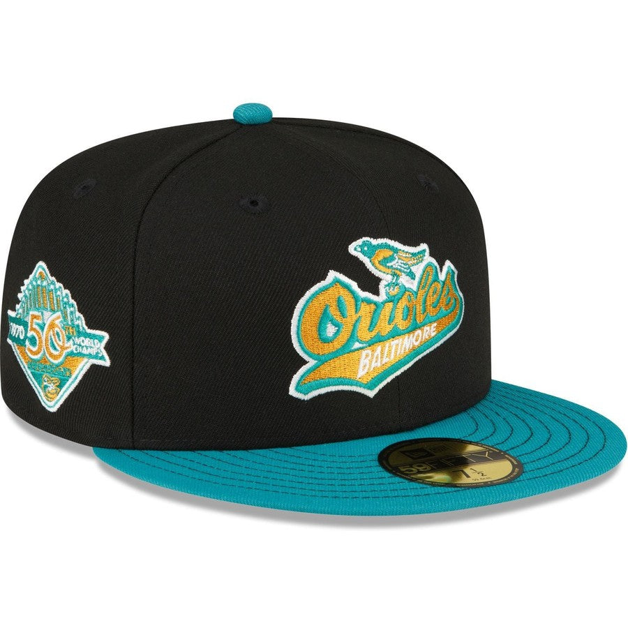 New Era Just Caps Cadet Blue Baltimore Orioles 2023 59FIFTY Fitted Hat