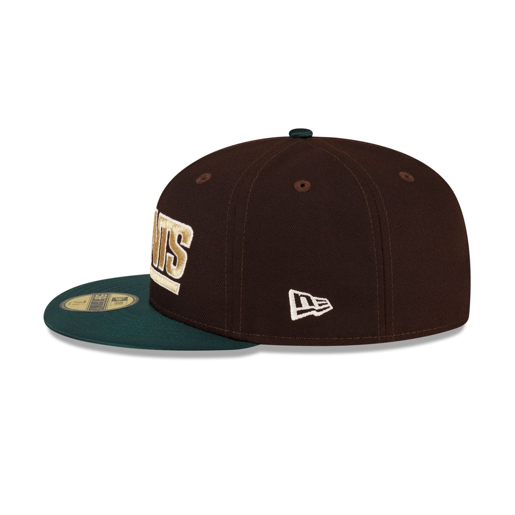New Era Just Caps Green Satin New York Giants 2023 59FIFTY Fitted Hat