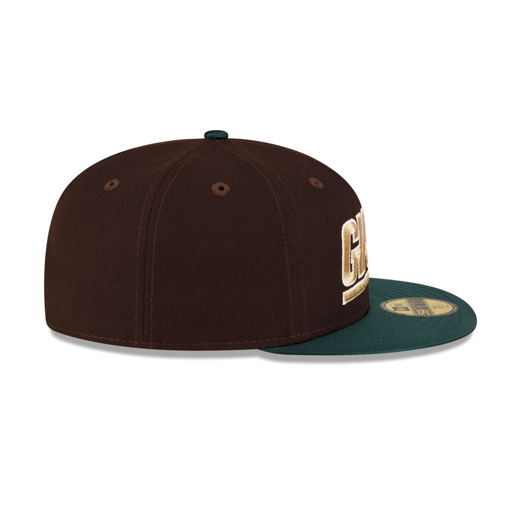 New Era Just Caps Green Satin New York Giants 2023 59FIFTY Fitted Hat