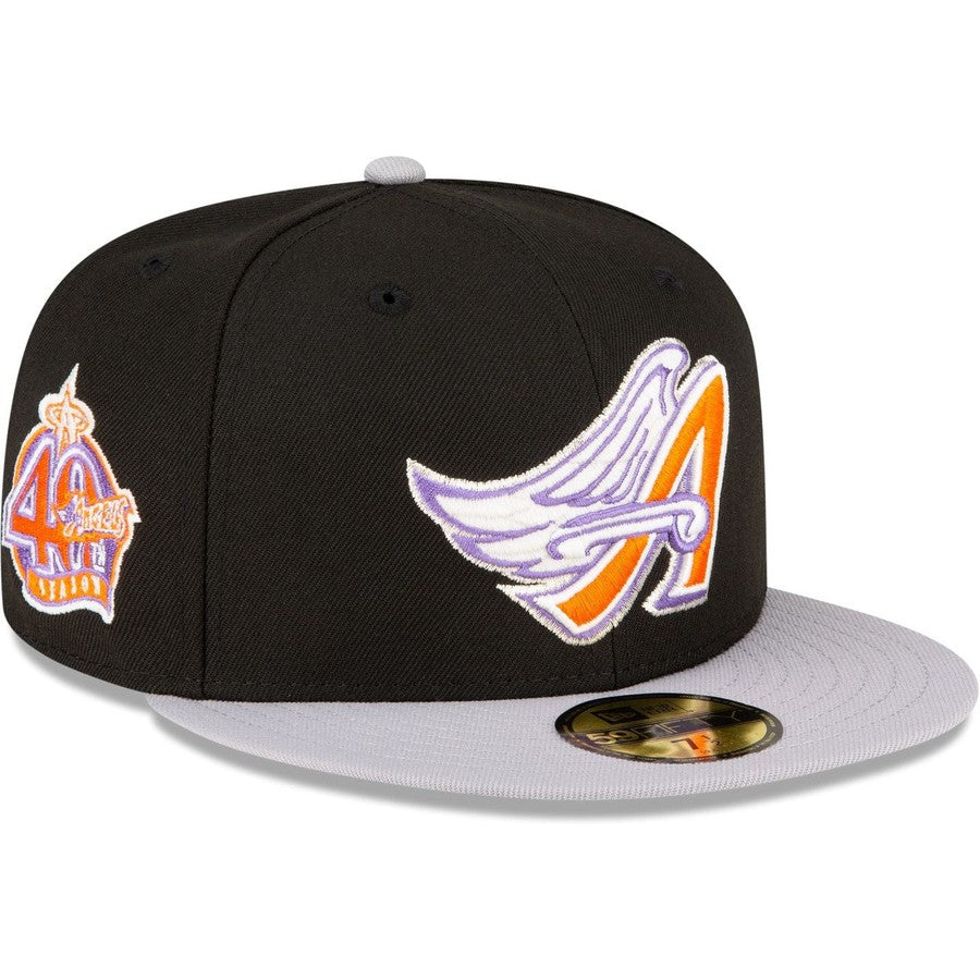 New Era Just Caps Ghost Night Anaheim Angels 2023 59FIFTY Fitted Hat