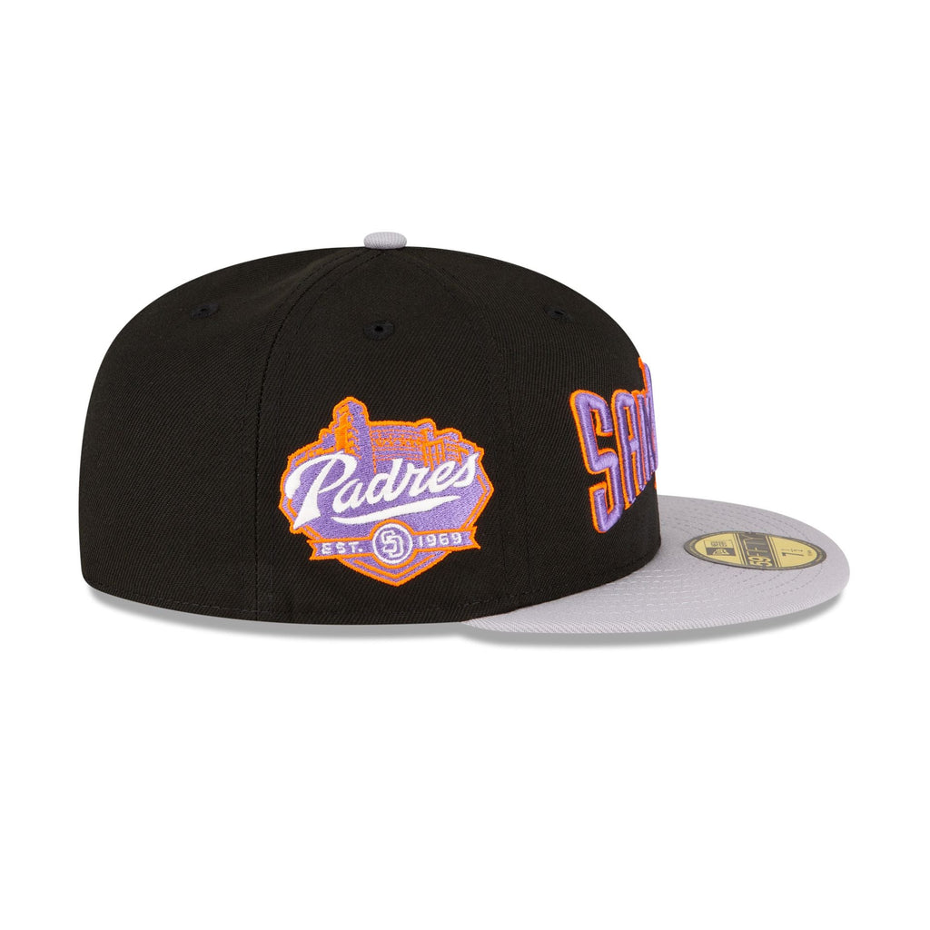 New Era Just Caps Ghost Night San Diego Padres 2023 59FIFTY Fitted Hat
