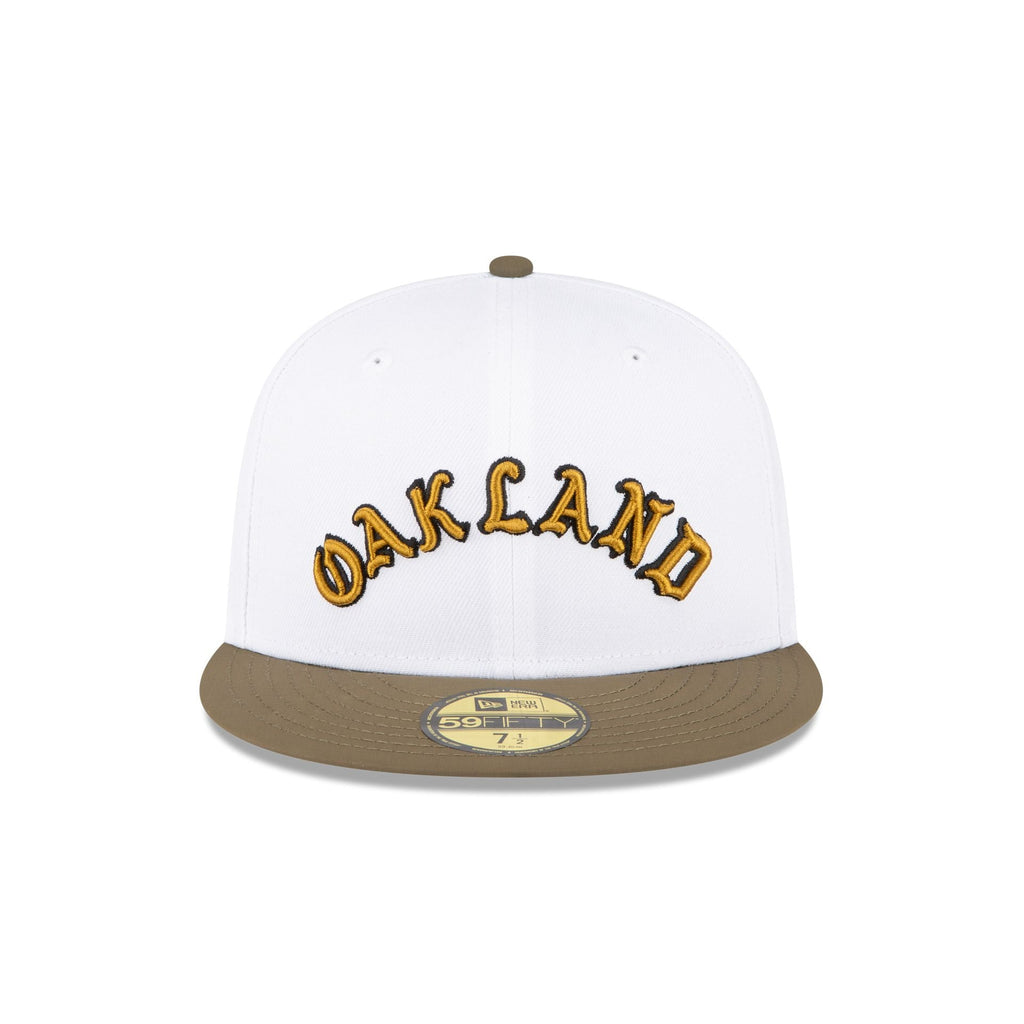 New Era Just Caps Forest Green Oakland Athletics 2023 59FIFTY Fitted Hat