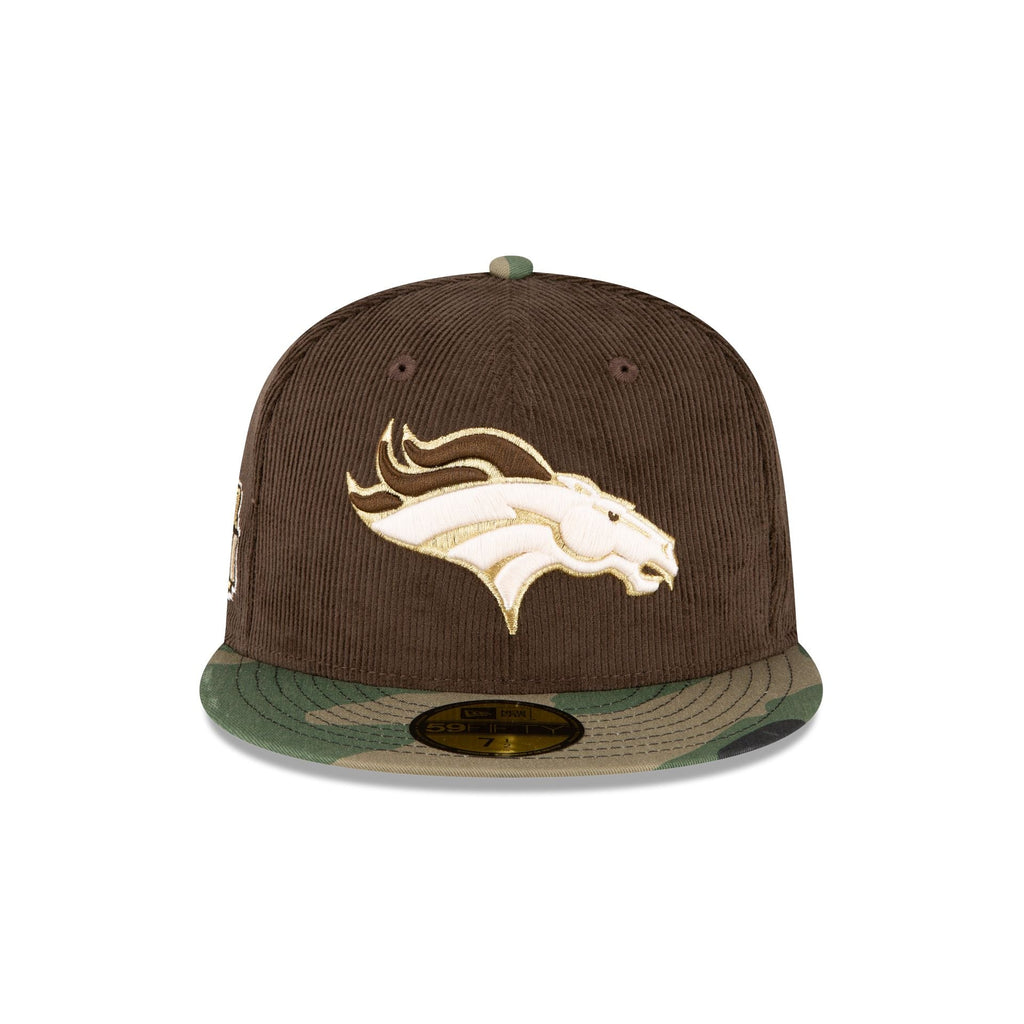 New Era Just Caps Brown Camo Denver Broncos 2023 59FIFTY Fitted Hat
