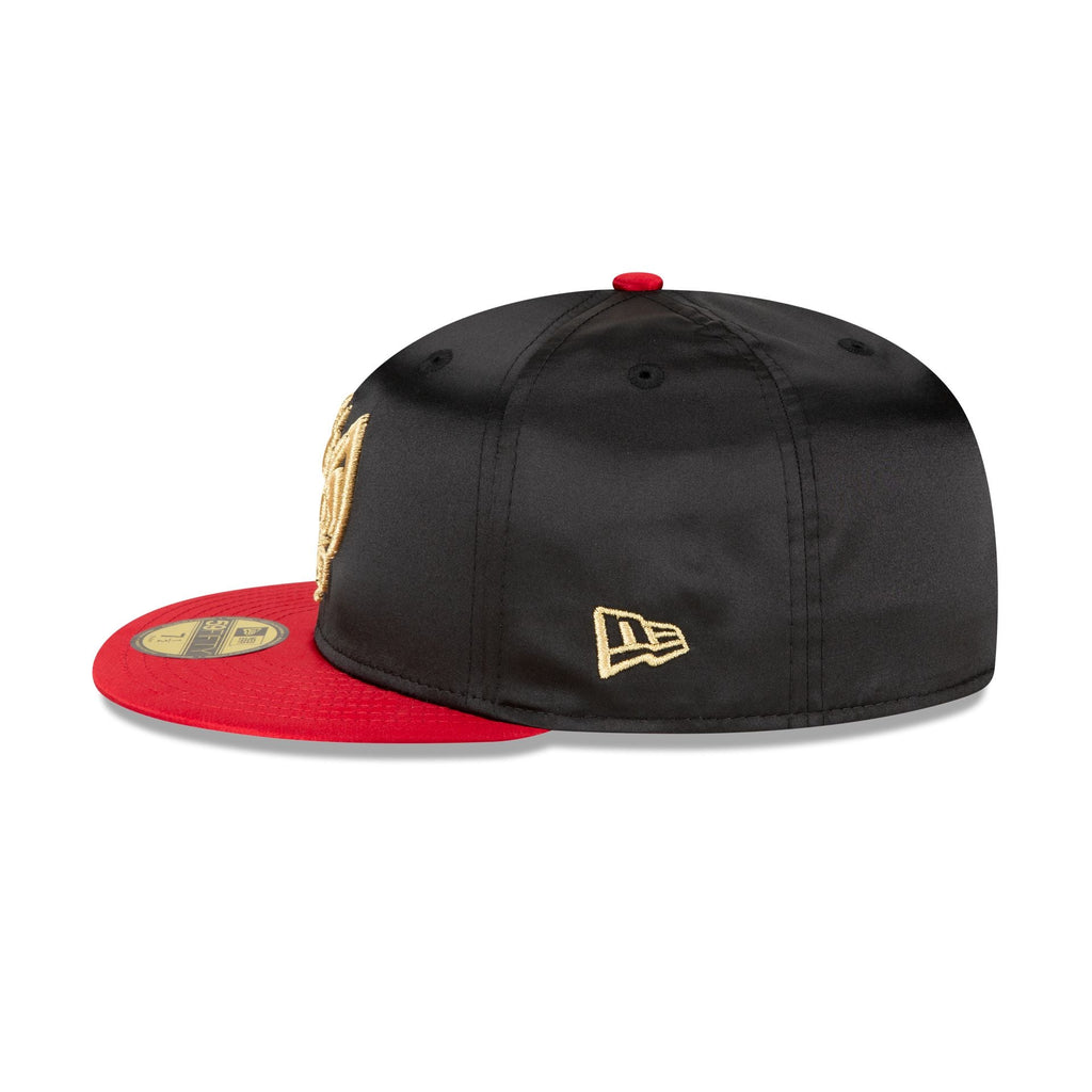 New Era Louisville Bats Black Satin 2023 59FIFTY Fitted Hat