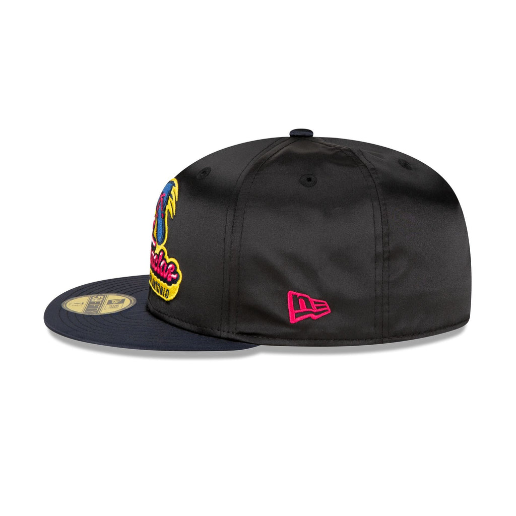 New Era San Antonio Missions Black Satin 2023 59FIFTY Fitted Hat