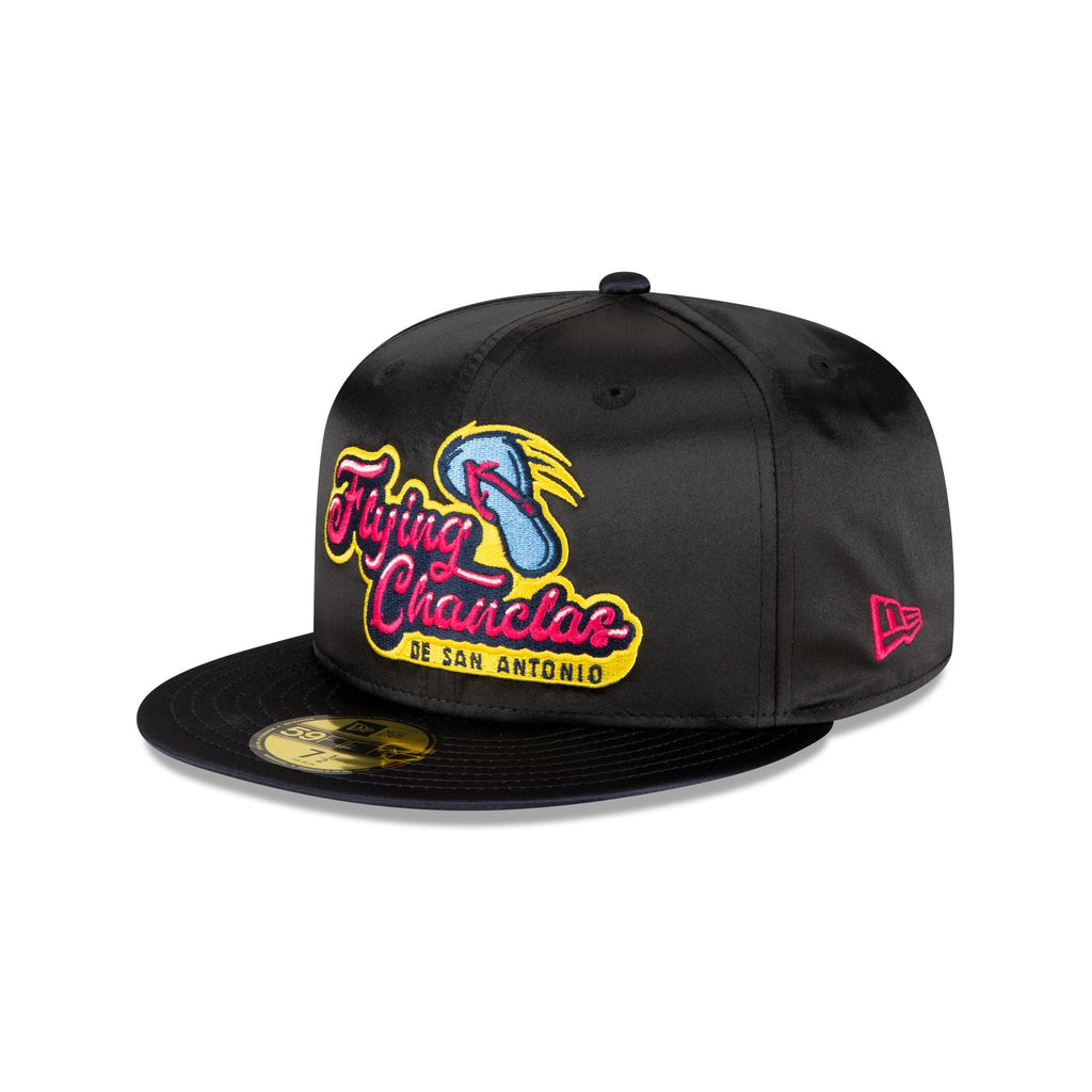 New Era San Antonio Missions Black Satin 2023 59FIFTY Fitted Hat
